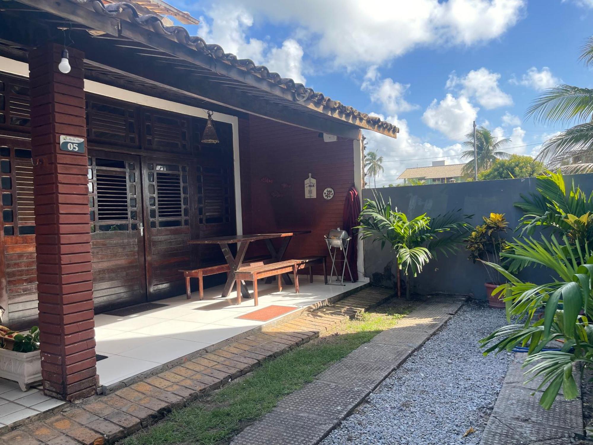 CASAS DE VERANEIO - Duplex Pé na Areia - Barra de São Miguel Esterno foto